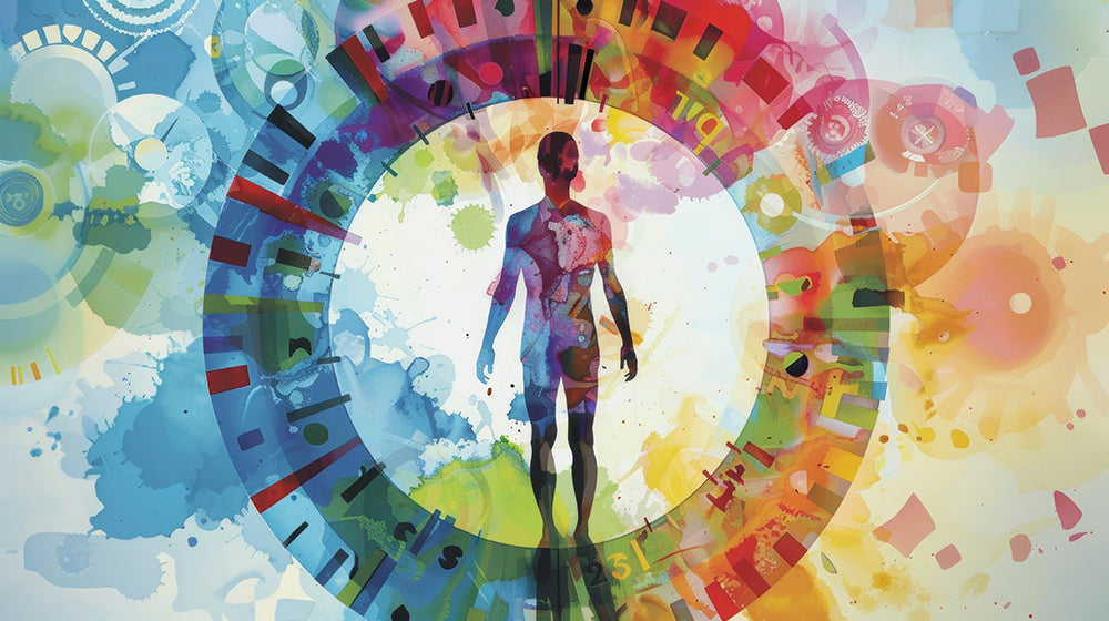 older woman on beach with friends