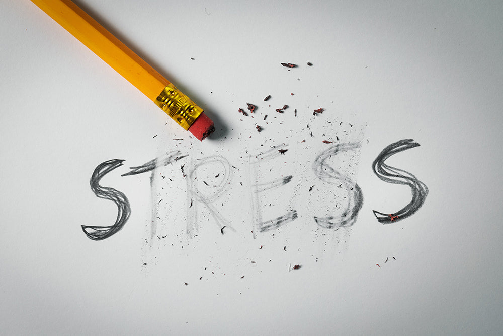 pencil erasing stress