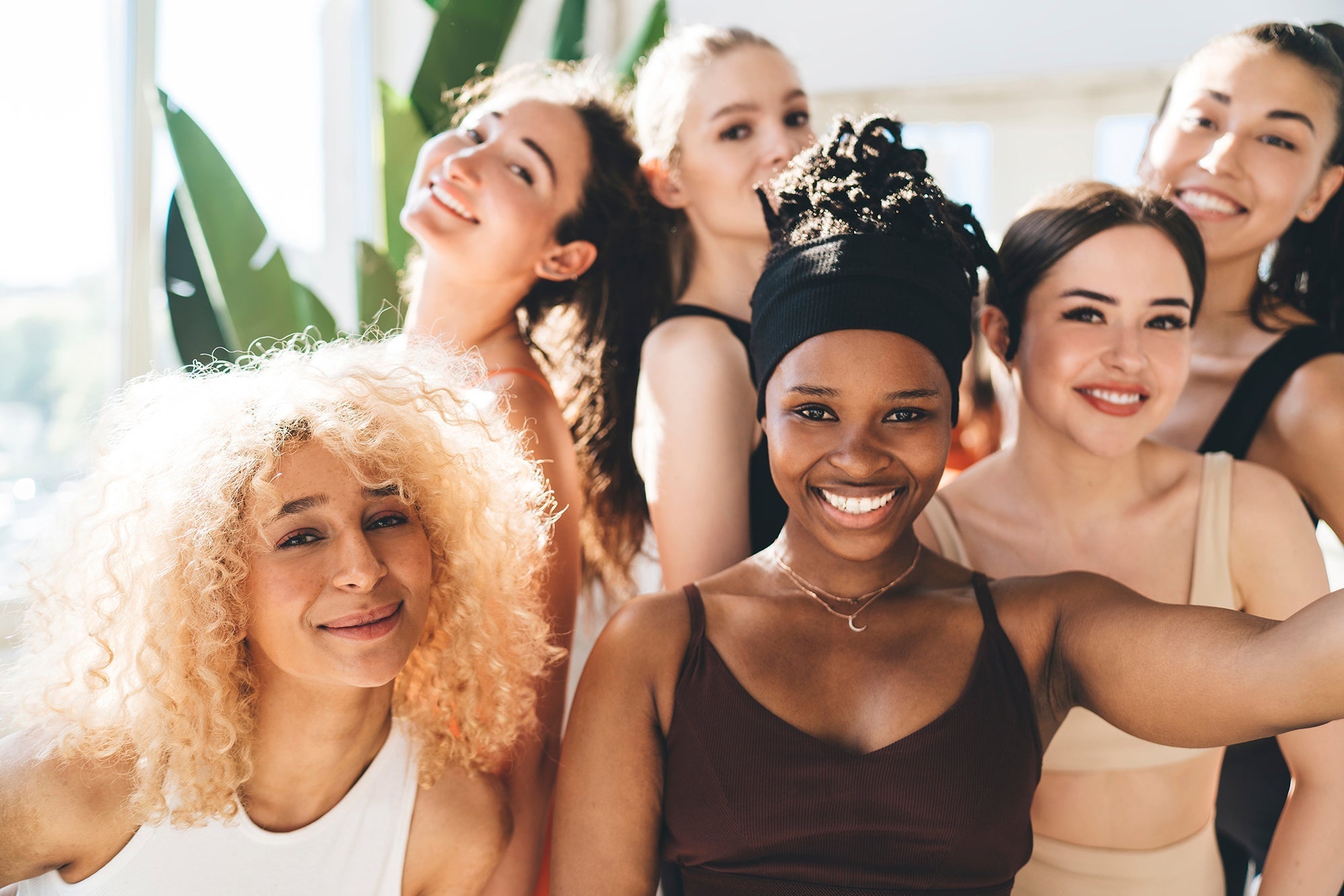 group of women smiling